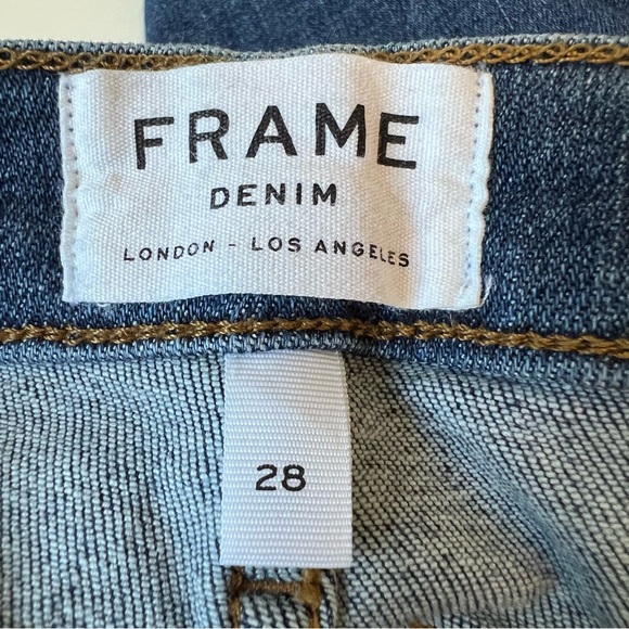 Frame Le High Skinny Saxon Jeans 28 - Picture 5 of 8
